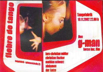 Flyer fiebre de tango