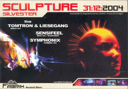 Flyer sculpture – psychedelic & progressive trance