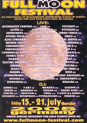 Flyer fullmoon festival