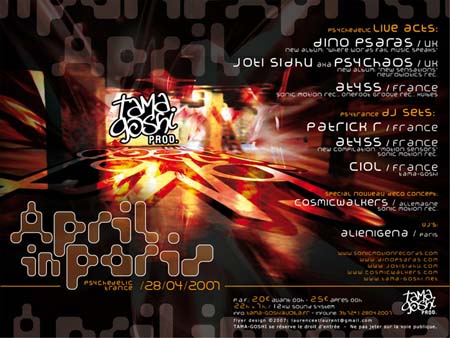 Flyer april in paris